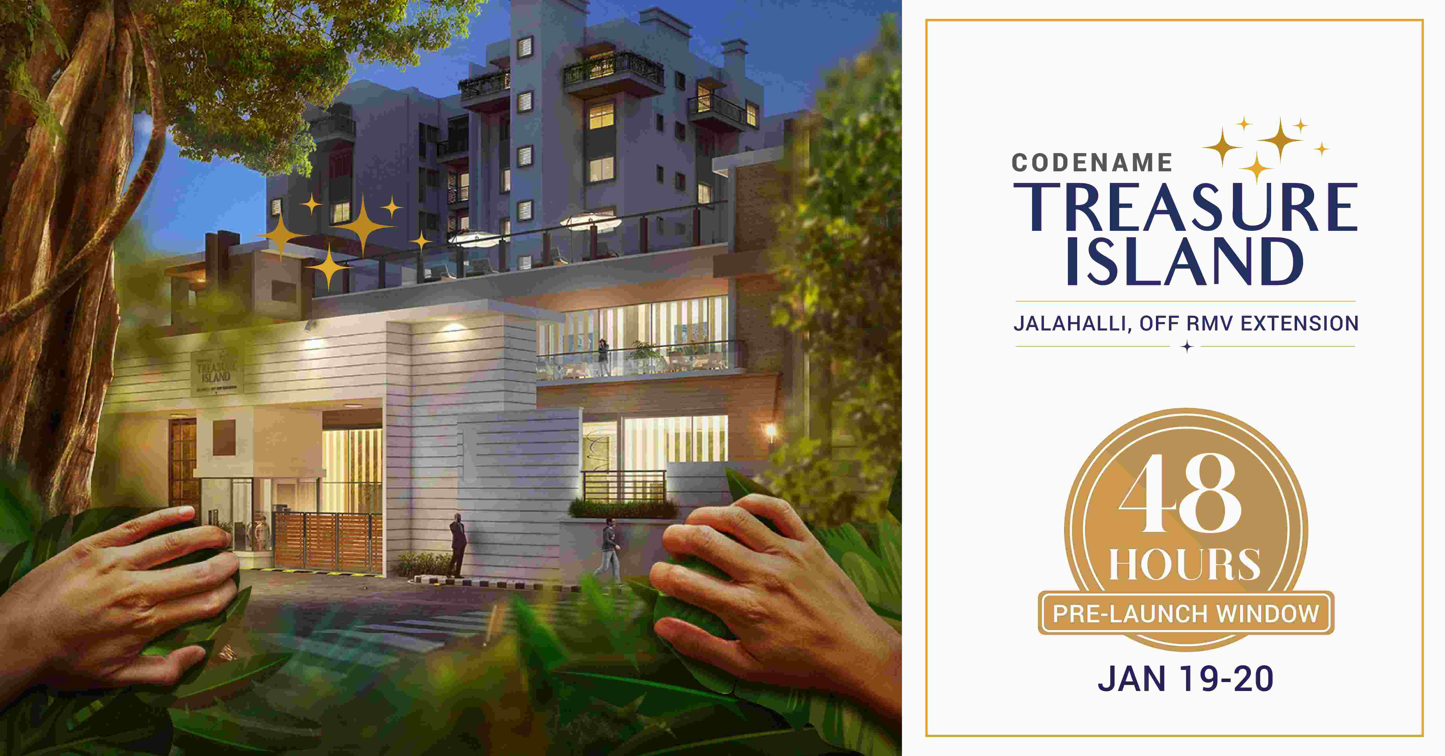 Grab 48 hour pre-launch opportunity at Shriram Codename Treasure Island in Bangalore